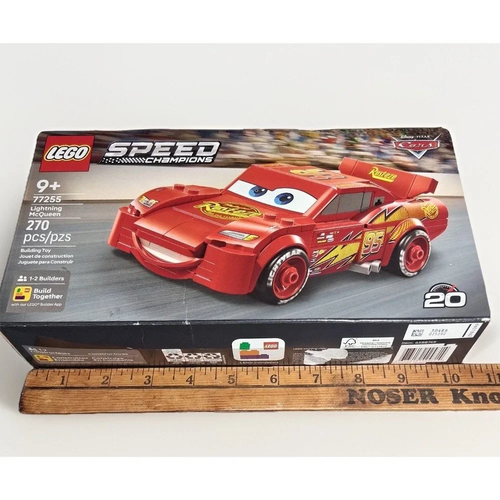 LEGO Speed Champions Disney Pixar Cars Lightning McQueen 77255 Building Set 270p